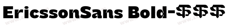 EricssonSans Bold字体转换